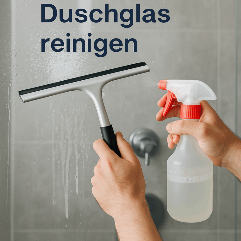 Duschglas reinigen